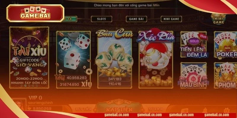 Game Bài iWin: Đánh Giá Từ Góc Nhìn Người Chơi, Chuyên Gia 2 Sân chơi nổi tiếng với các tựa game nổ hũ, tài xỉu đặc sắc.